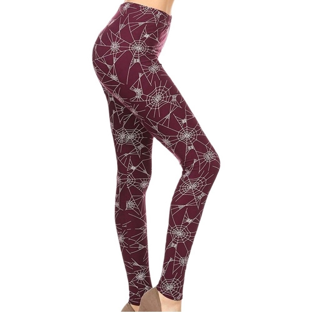 🎃Final Price🎃 Halloween Purple Webs Ultra Soft Leggings